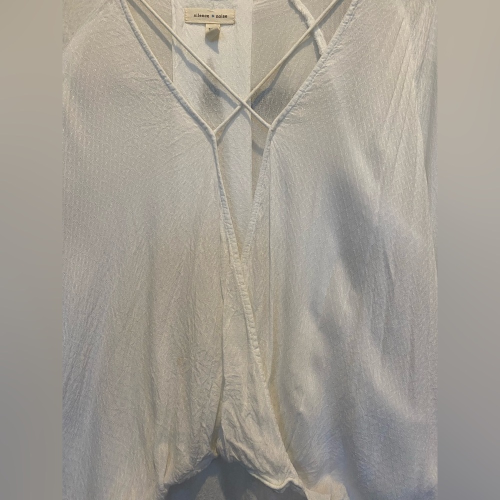 Silence + Noise Open Front Blouse. Size M - image 4